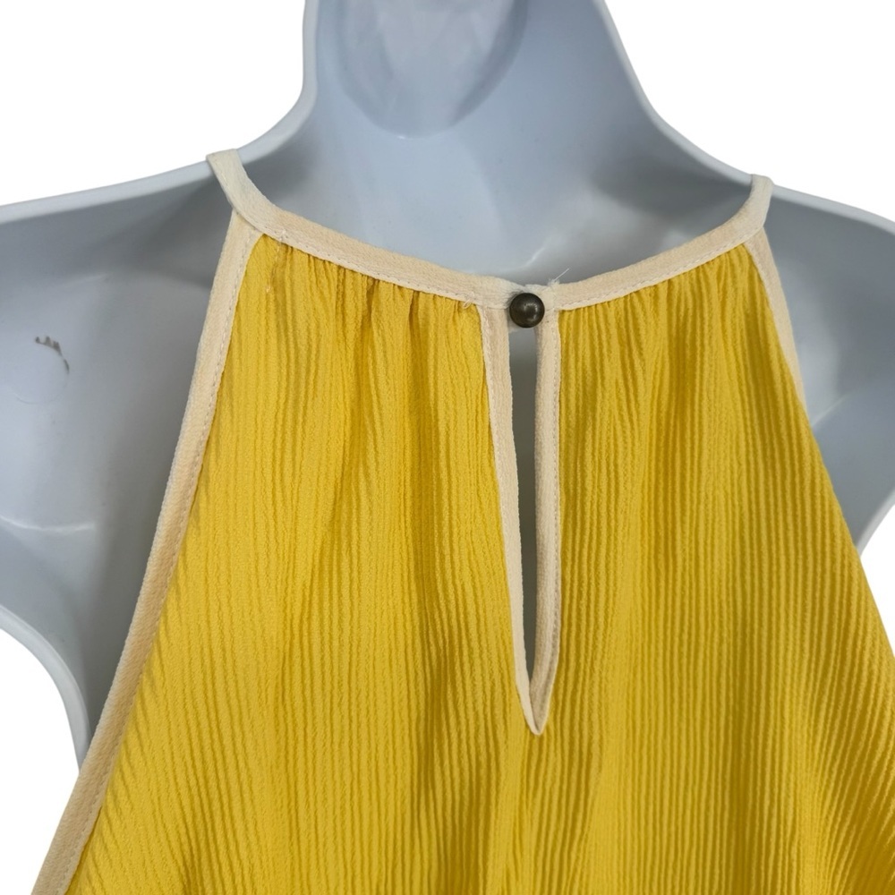 Haptics Multicolor Layered Piñata Festival Midi Halter Dress Size Medium Large - Picture 5 of 10
